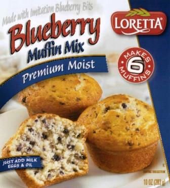 Loretta Blueberry Muffin Mix