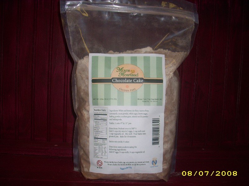 Gluten Freee Chocolate Cake mix