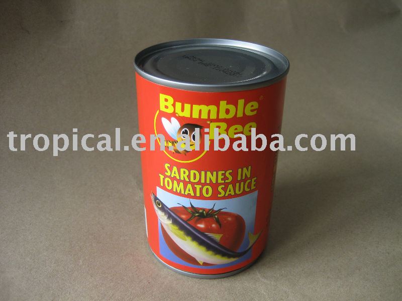 Canned sardines in tomato sauce 155g