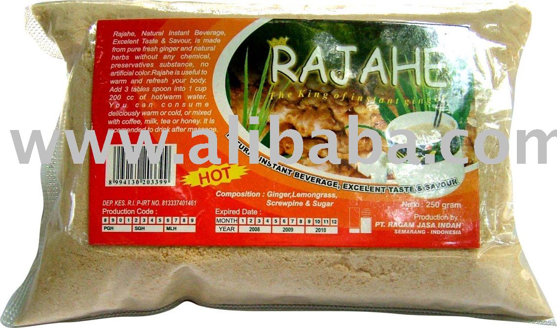 Rajahe Hot Taste 250 gr ginger beverage drink