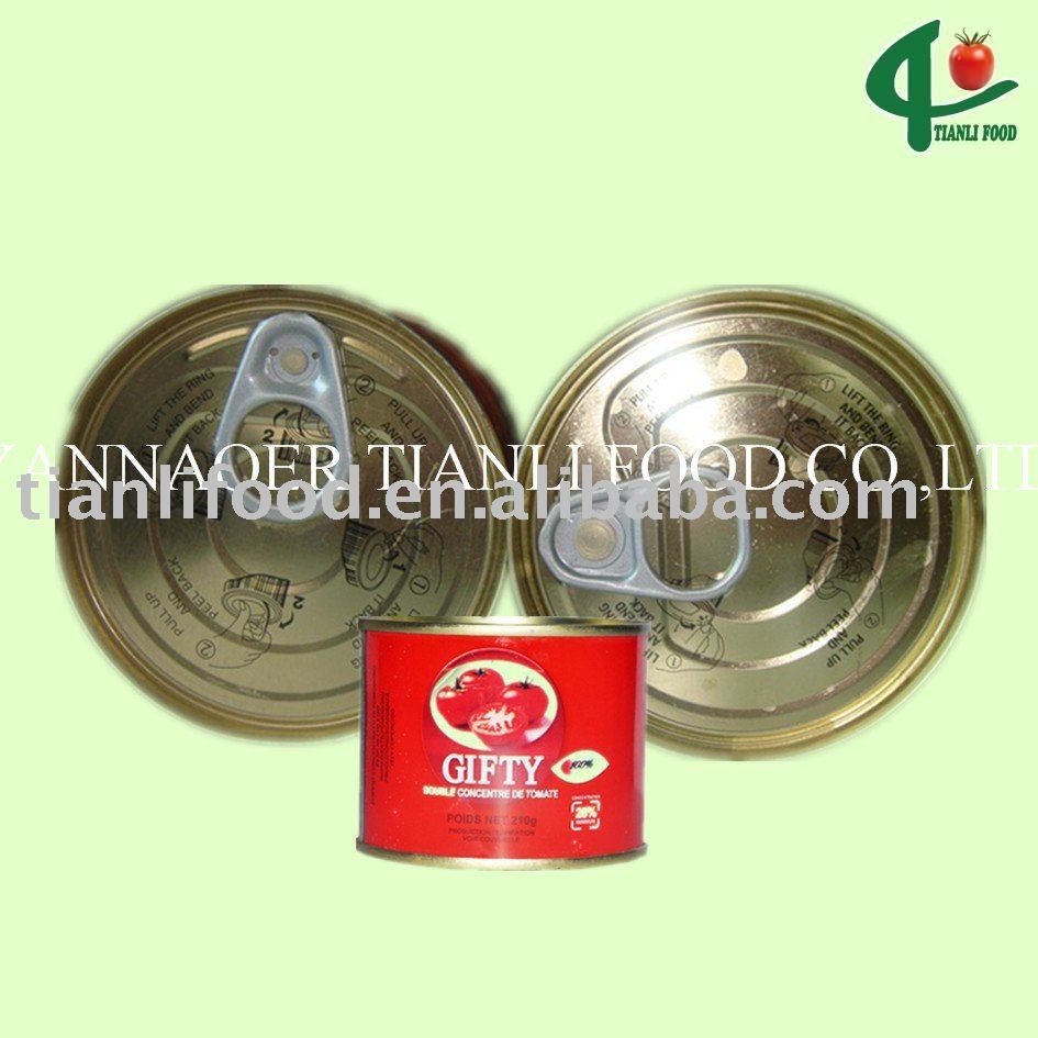 canned food /canned tomato paste of 28-30%