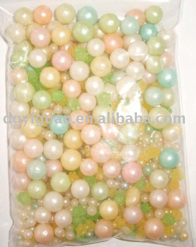 colorful pearl  sugar 