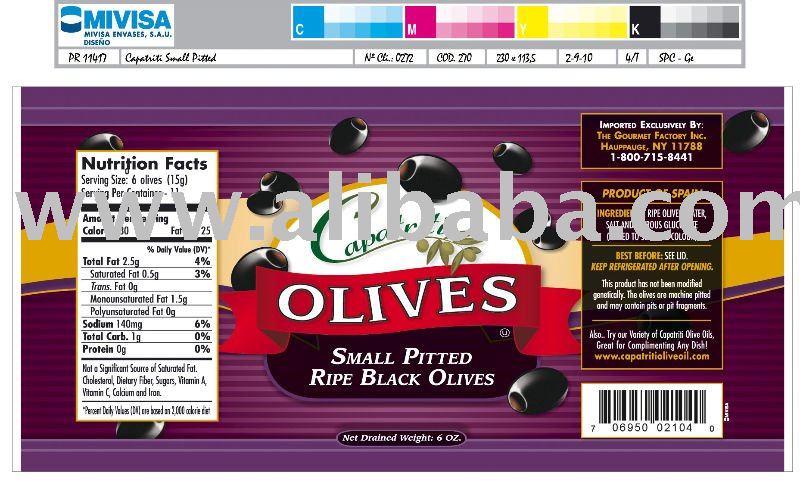 Capatriti 6oz pitted olives for 1 usd stores