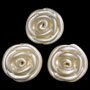 Edible Gloss Royal Icing Roses (silver gloss) large