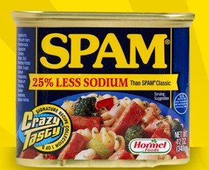 SPAM Less Sodium   canned food