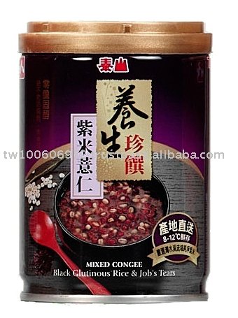 Mixed Congee-Job's Tear And Black Glutinous Canned Food