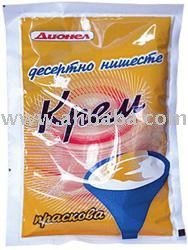 Peach cream powder
