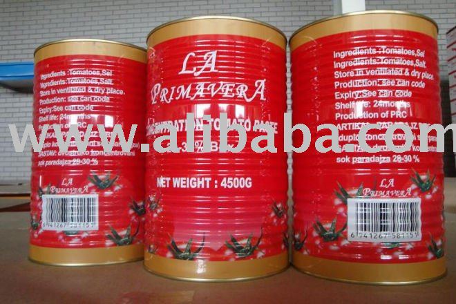 4500g pure concentration tomato paste