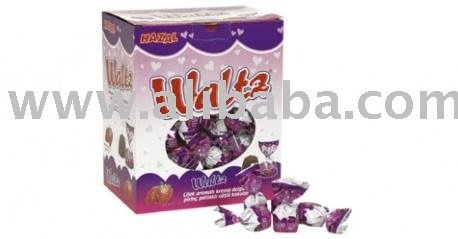 135 Waltz Strawberry Flavoured Cream Filled Milky Cocolin With Rice Crispy 2000 gr. 6 pieces