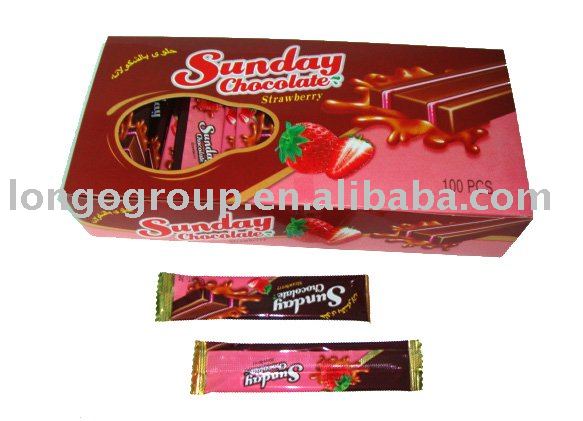 Sunday chocolate flavor chewy candy