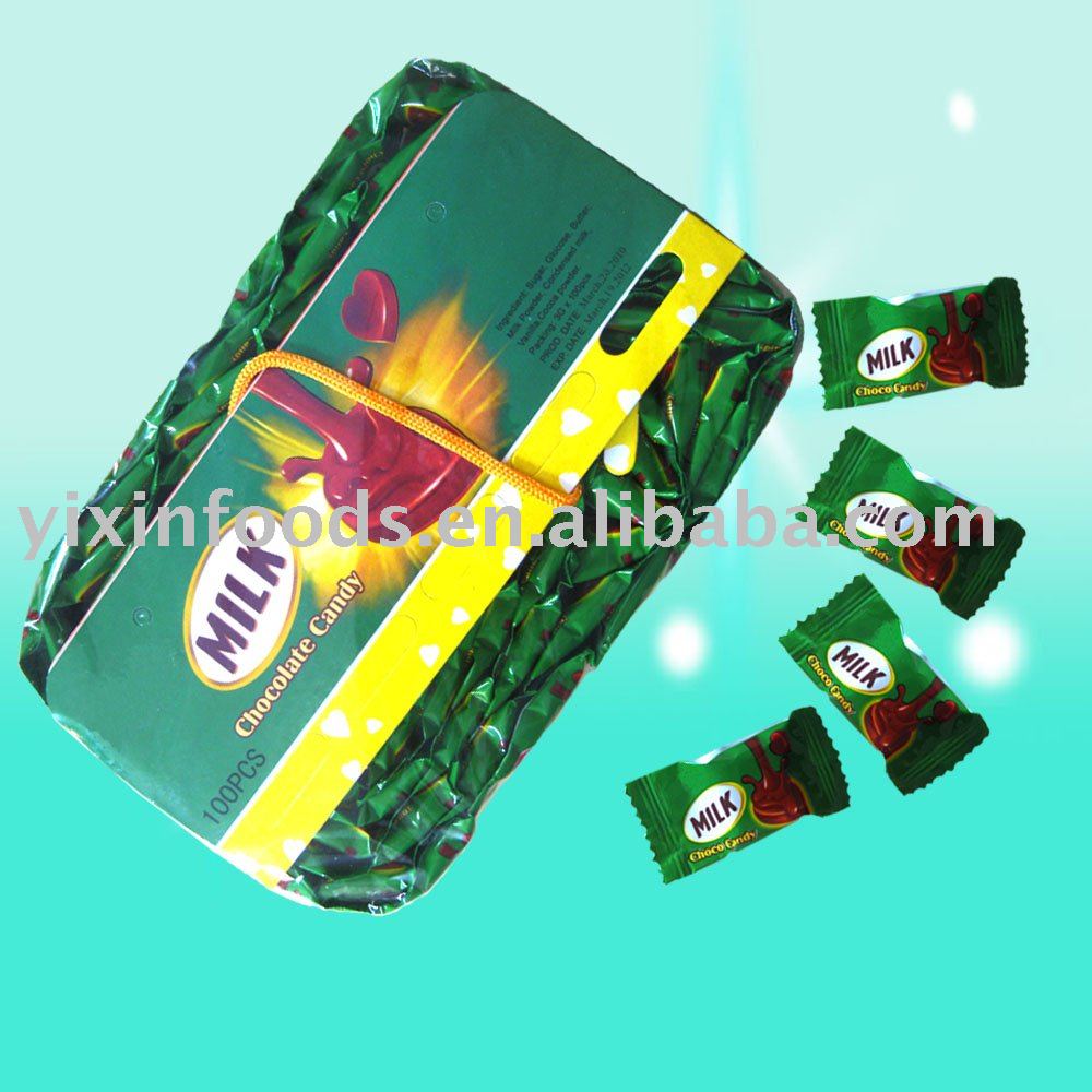 Milk with Chocolate Candy
