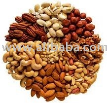 Coconut Kola nut Paradise nut Peanut