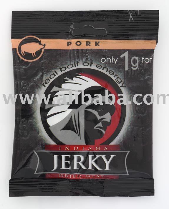 Jerky dried meat pork