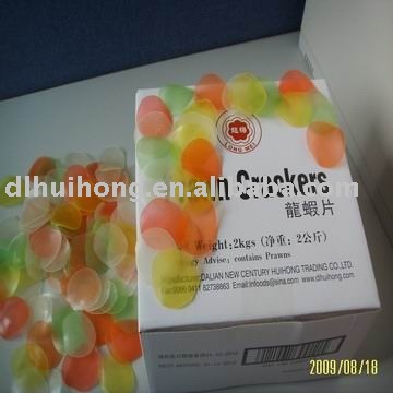 colored prawn crackers