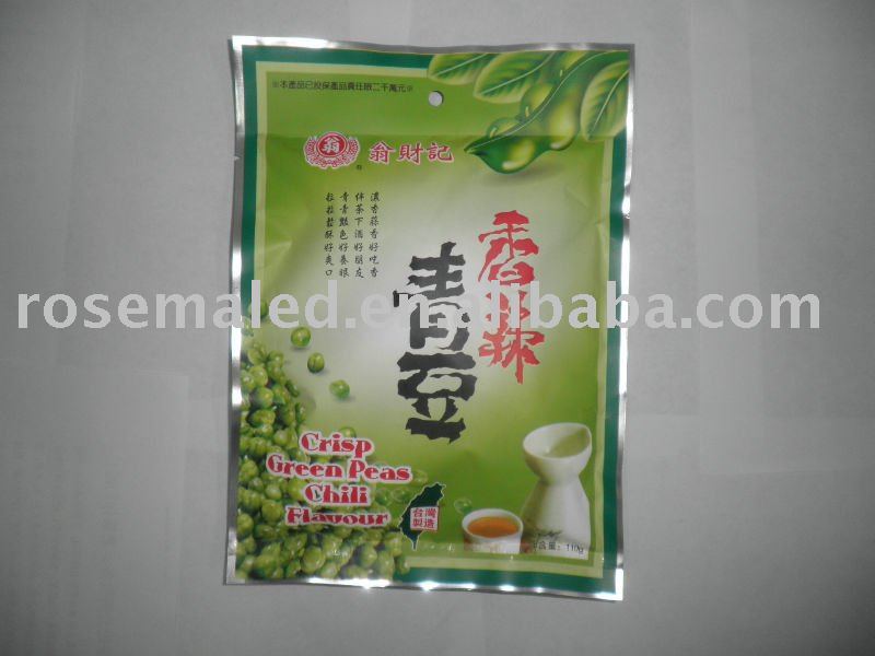 crisp green peas chilli flavour