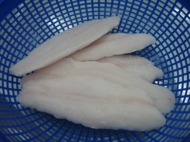 Pangasius light pink meat fillet iqf