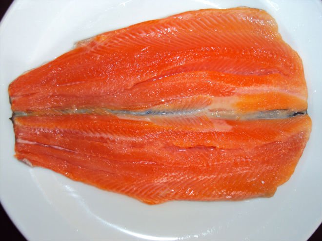 Rainbow Trout Butterfly fillets 180-200 g,  pink meat