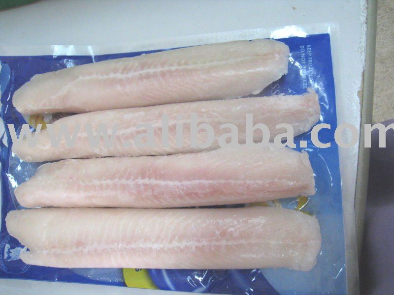 Frozen pangasius roll