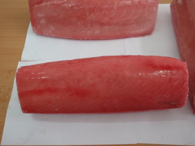 Frozen CO treated Yellowfin Tuna