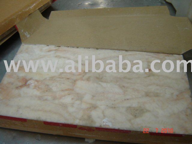 Cod fillets, bits & pieces, block frozen.
