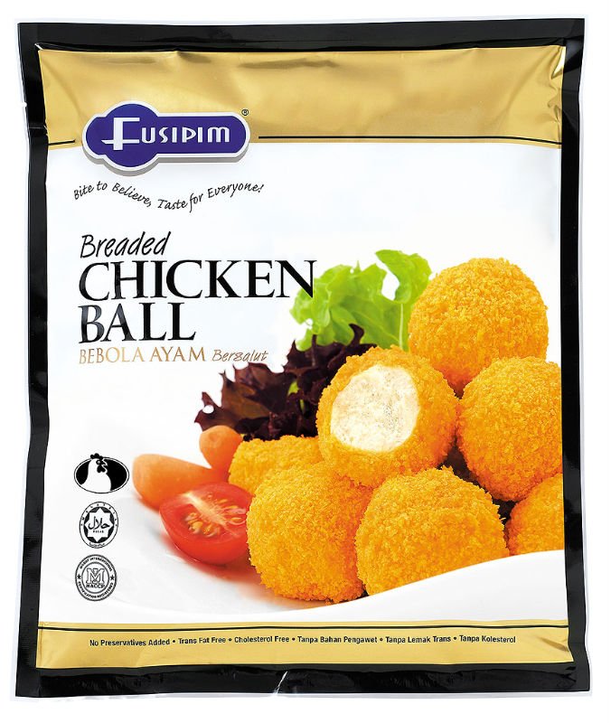 Breaded Chicken Ball Malaysia Fusipim Price Supplier 21food