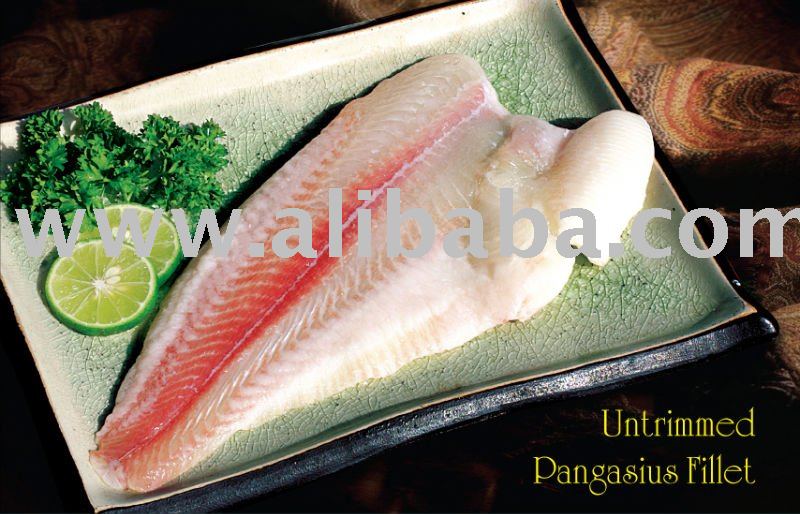 Frozen Pangasius Fillet, Un-trimmed