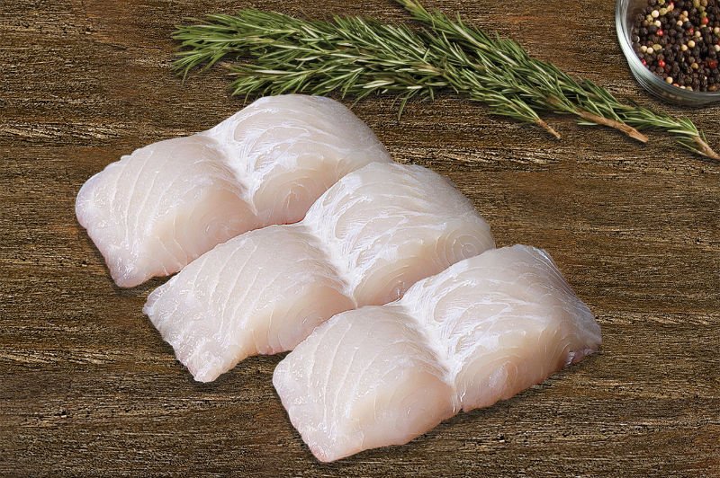 Frozen pangasius portion