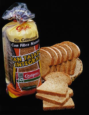 Whole wheat sliced bread