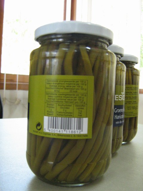 French Green  Bean  In Jar
