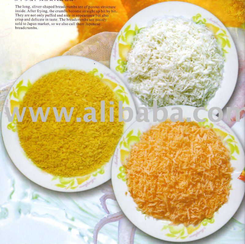 fresh golden bread crumbs