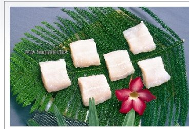 Cube pangasius fillet