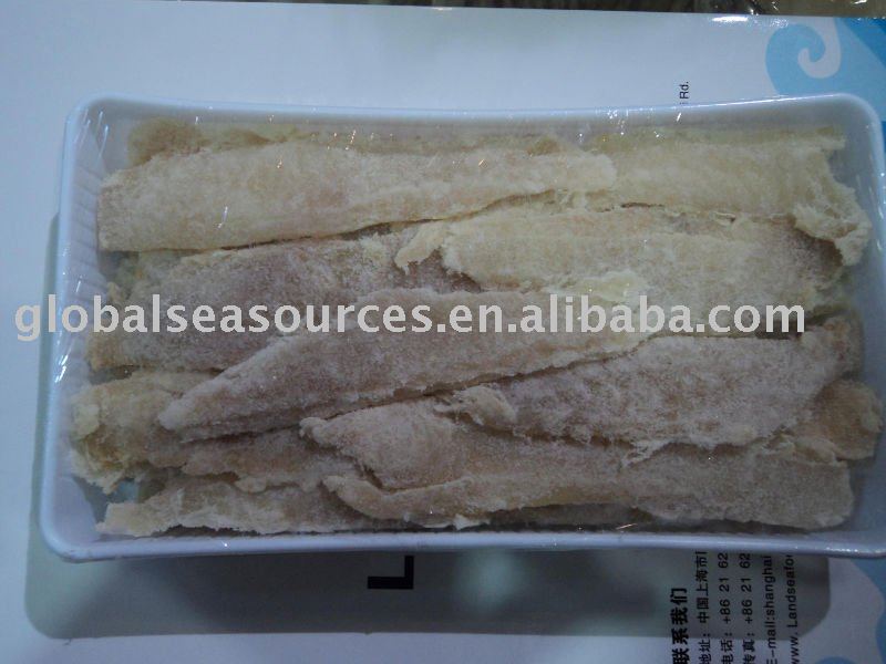 Dried Salted pollock Fillets/Migas skinless PBO 50% moisture