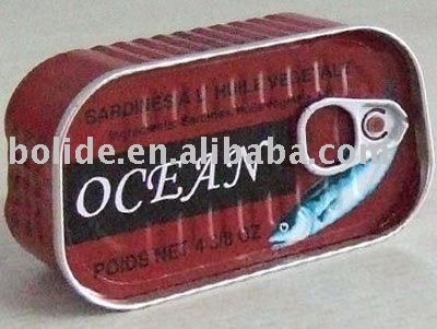 canned sardine fish in oil 125g,155g