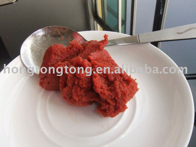 canned tomato paste 210g brix25-27% with ISO20002 certification