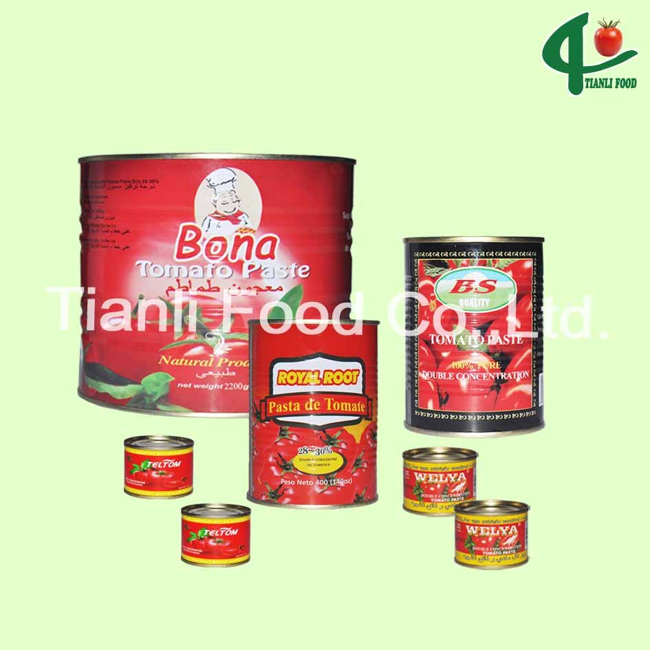 1000g Cold Break 28-30% Tomato Paste in Can