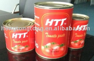 canned tomato paste 210g brix18-20% with FDA certificate