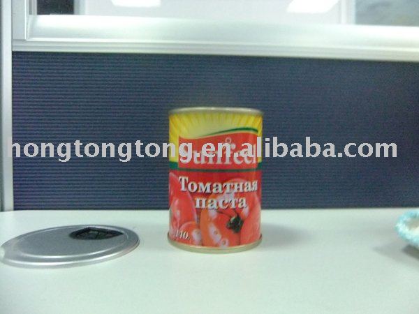 canned tomato paste 140g brix28-30%