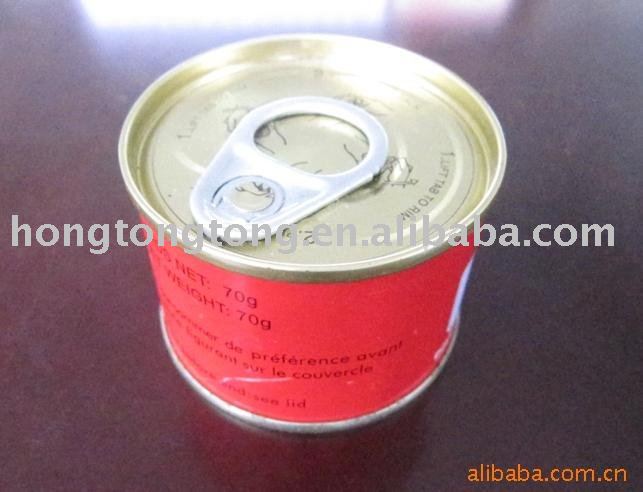 easy open canned tomato paste with HALAL/FDA certificate 70-4500g