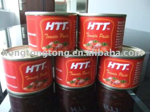 canned tomato paste 1kg brix28-30% with ISO22000 certificate
