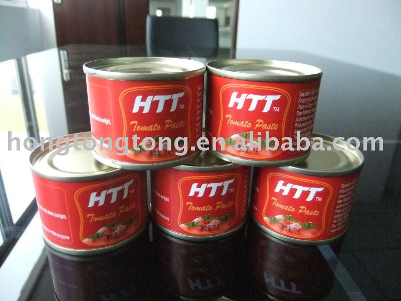 canned tomato paste 1000g brix18-20%