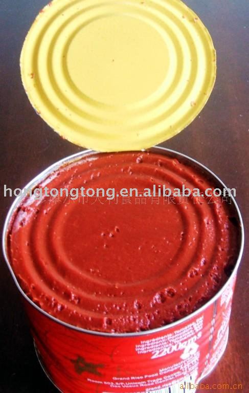 canned tomato paste 425g brix18-20% with FDA certificate