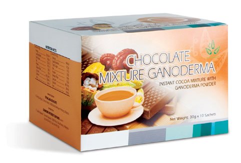 INSTANT CHOCOLATE MIXTURE WITH  GANODERMA   POWDER 