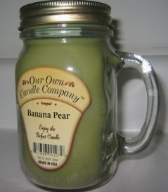 Banana Pear 13 Oz Mason Jar