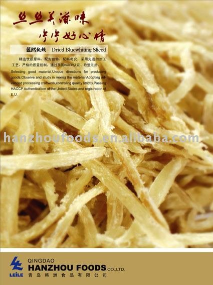 dried blue whiting slice
