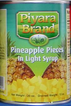Pineapple Pieces In Light Syrup