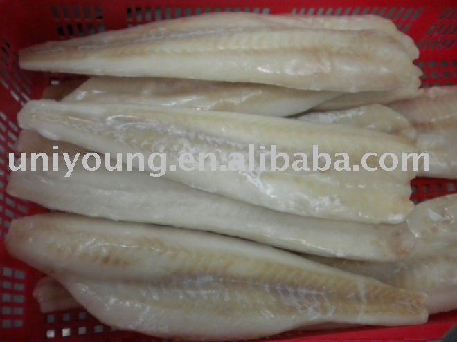 Frozen light salted cod fillets