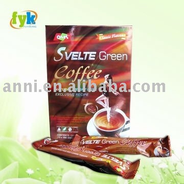 Herbal weight loss coffee OMS Svelte Green Coffee