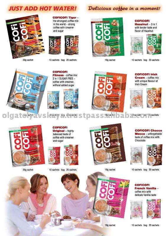 coffee mixes 3-in-1 COFICOFI