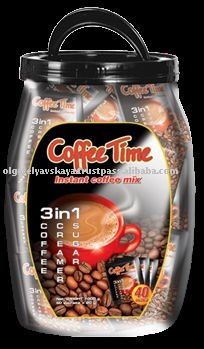 Coffee Time 3 in 1 coffeemix in a plastic jar! NEW!