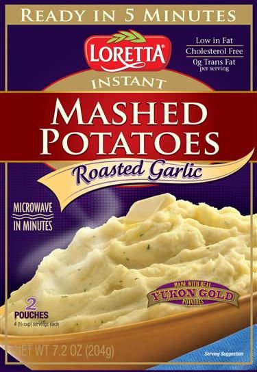 Loretta Roasted Garlic Flavored Mashed Potatoes